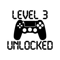 Level 3 Unlocked, Birthday Gamer