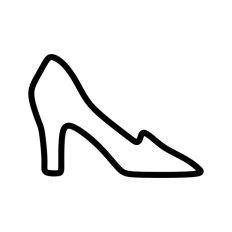 Womens high heel shoe