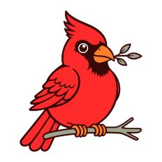 Christmas Cardinal Bird Festive Winter