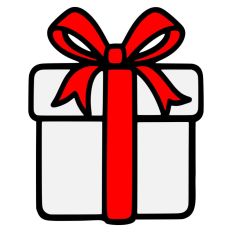 Gift Box Gift Wrapped Box Present Birthday Christmas Ribbon Bow