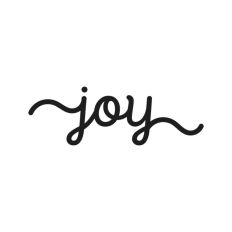 Joy Script Text Words Christmas