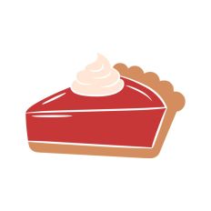 Pie Outline Icon Food Baking Cooking