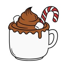 Hot Cocoa Christmas Festive Drink Winter