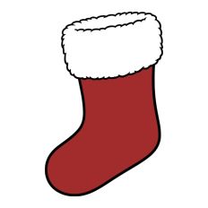 Christmas Stocking Fireplace Gifts Santa