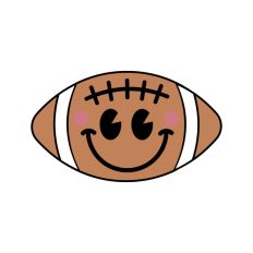 Smiling Football Big Game Sunday Half Time Show