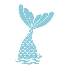 Mermaid Tail Under The Sea Birthday Princess Ocean