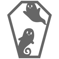 Halloween Cute Ghost Coffin