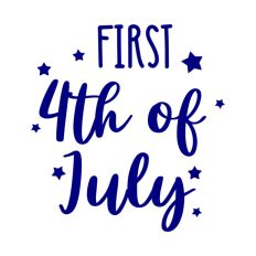 First 4th July Independence Day Baby Milestone First 1st Early Years
