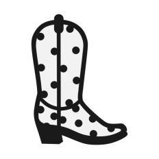 Dotty Cowgirl Cowboy Boot