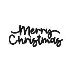 Merry Christmas Script Text
