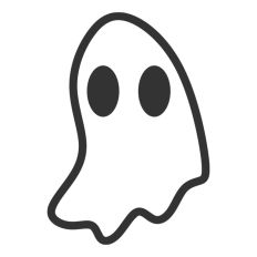 Floating Ghost Outline