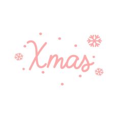 Xmas Snowflake Christmas Quote Script Text
