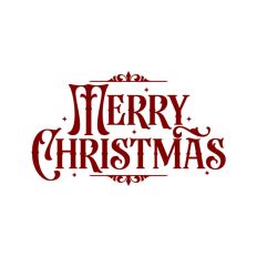 Merry Christmas Script Text