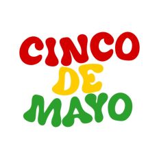 Cinco De Mayo Wavy Text