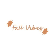 Fall Vibes