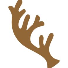 Reindeer Buck Stag Deer Antler Christmas Santa Sleigh