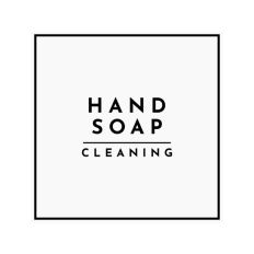 Hand Soap Minimal Cleaning Label