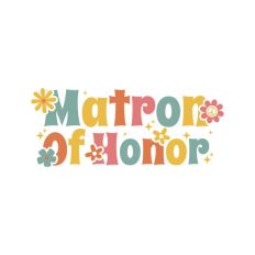 Matron Of Honor Groovy Bachelorette