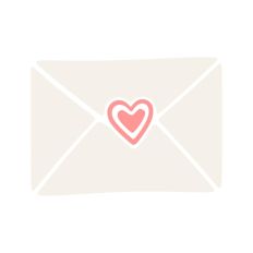 Love Letter Heart Envelope Heart Stamp