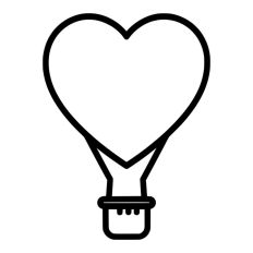 Heart Shaped Hot Air Balloon