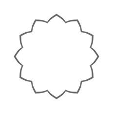Mandala Shape Outline