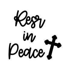 Rest in Peace Cross