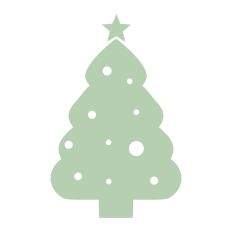 Christmas Tree Doodle Hand Drawn Winter