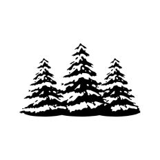 Realistic Tree Winter Snowy Christmas 