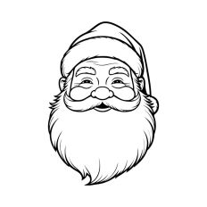 Santa Face Father Christmas Winter