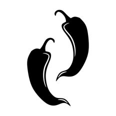 Chili Peppers Silhouette 