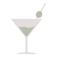 Cocktail Martini Glass