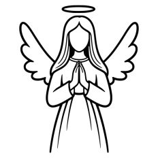 Angel Wings Halo Christmas Christian Jesus Religion Church