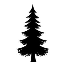Pine Tree Forest Winter Spruce Christmas