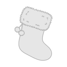 Christmas Stocking Fireplace Gifts Santa