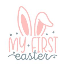 My First Easter Baby Newborn Bunny Quote Spring