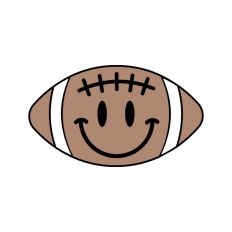 Smiling Football Big Game Sunday Half Time Show