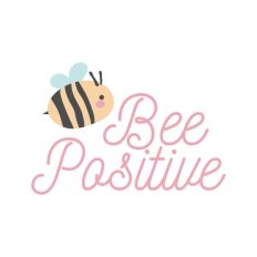 Bee Positive Buzzy Bumble Insect Quote