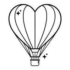 Heart Shaped Hot Air Balloon
