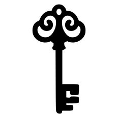 Vintage Ornate Key Old Fashioned