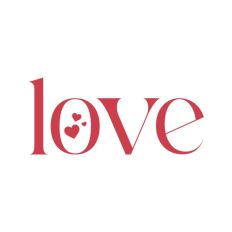Love Script Text Valentine's Day Quote