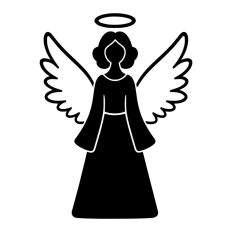 Angel Wings Halo Christmas Christian Jesus Religion Church