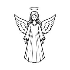 Angel Wings Halo Christmas Christian Jesus Religion Church