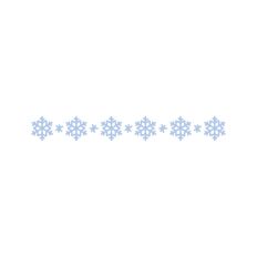 Snowflakes Snow Christmas Festive Under Line