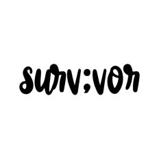 Survivor Semicolon Mental Health Symbol