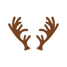 Reindeer Buck Stag Deer Antler Christmas Santa Sleigh