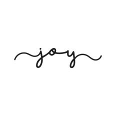 Joy Script Text Words Christmas