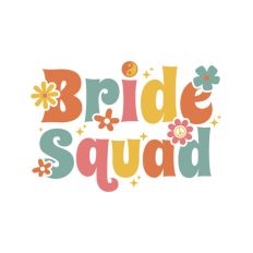 Bride Squad Groovy Bachelorette