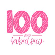 100 & Fabulous Tiger Print