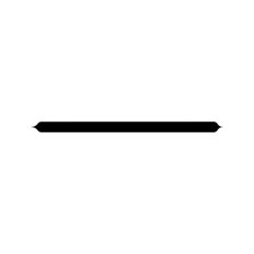 Pinched Ends Straight Line Divider