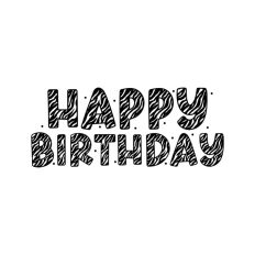 Happy Birthday Animal Print